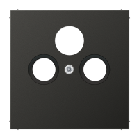 JUNG LS 990 Антрацит Накладка TV-SAT-FM розетки