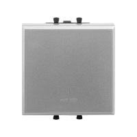 DKC Avanti Закаленная сталь Выключатель двухполюсный одноклавишный 2 модуля