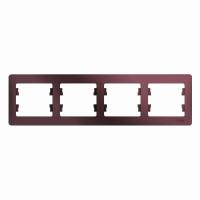 SE Glossa Баклажановый Рамка 4-ая, горизонтальная