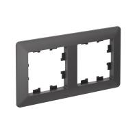 Systeme Electric AtlasDesign Air Базальт/дымчатый черный Рамка 2-ая