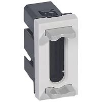 Legrand Mosaic Белый Фиксатор кабеля 1 мод