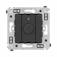 DKC Avanti Черный матовый Диммер поворотный