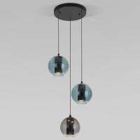 Подвесной светильник 50258/3 LED дымчатый/бирюзовый Eurosvet Cobble