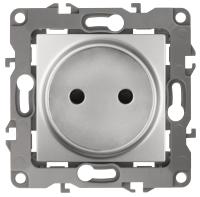 ЭРА 12-2105-03 Розетка 2P, 16A-250В, IP20, 12, Алюминий