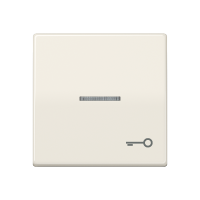 JUNG Клавиша для выключателя с окошком для подсветки и символом "замок" слоновая кость