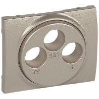 Legrand Galea Life Титан Накладка TV-FM-SAT розетки