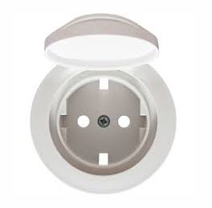 Legrand Celiane Бел Накладка розетки c/з IP44 для механизма 67153