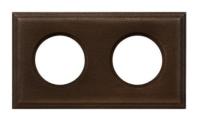 BIRONI Шедель Бук Винтаж Рамка 2-ая на бревно 260мм (скрытый монтаж)