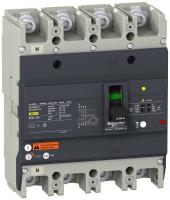 Schneider Electric EasyPact EZC Автоматический выключатель с дифференциальной защитой 36кA 415В 4P3Т 63A