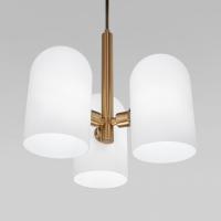 Подвесной светильник со стеклянными плафонами 50357/3 латунь Eurosvet Bambola