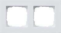 Gira E2 Белый Рамка 2-ая заподлицо