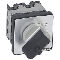 Legrand Переключатель на 2 направления с положением ''0'', 45° PR 12 1П 2 контакта крепление на дверце