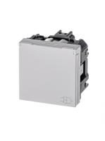 ABB NIE Zenit Бел Розетка с/з с защитными шторками с крышкой 2 мод