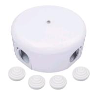 BIRONI Лизетта Пластик Белый Распред.коробка 78*30мм (4 ввода в комплекте)