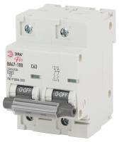 ЭРА NO-902-276 Pro Автоматический выключатель ВА47-100 2Р 63А 10 кА кривая С (6/60/1500)