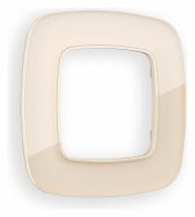 Рамка OMEGA Radian (Бежевый Стекло закаленное натуральное) 1-ая OF350301