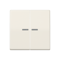 JUNG Клавиши для сдвоенного выключателя с окошком для подсветки термопласт слоновая кость