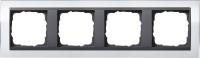 Gira Event Clear Бел/Антрацит Рамка 4-ая