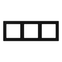 JUNG LS Zero Черный матовый Рамка 3-ая