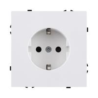 Розетка штепсельная SCHUKO 16A/250 В, белый матовый Kollinger Eclipse EC-014WH