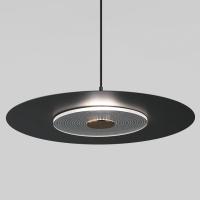 Подвесной светодиодный светильник в стиле лофт 40030/1 LED / черный Eurosvet Kontur