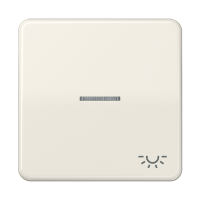 JUNG CD 500/CD plus Бежевая Клавиша 1-ая с/п с символом ОСВЕЩЕНИЕ