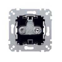 SE Merten Механизм розетки 2-ой TV-FM оконечной