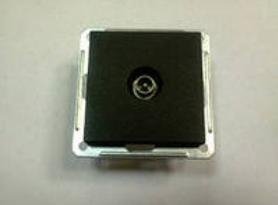 Systeme Electric Wessen 59 Черный бархат Розетка TV оконечная