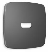 Лицевая панель OMEGA (Антрацит серый) для HDMI розетки QUANT OP6640