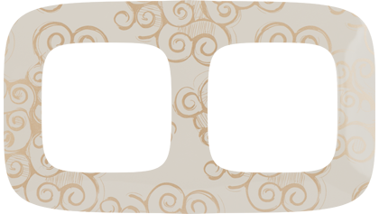 Legrand Valena ALLURE Нарцисс золото Рамка 2-ая