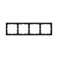 Рамка 4-постовая, черный матовый Kollinger Eclipse EC4BK