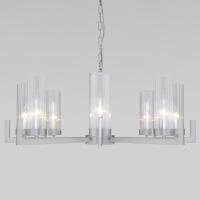 Подвесная люстра 60133/8 серебро Eurosvet Arganie