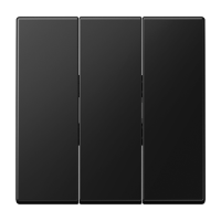 JUNG LS 990 Черный матовый Клавиша 3-ая