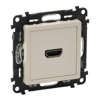 Legrand Valena LIFE Сл.кость Розетка 1-ая HDMI  (с лицевой панелью)