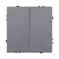 Механизм управления жалюзи 2-клавишный, серый Kollinger Eclipse EC-013GY