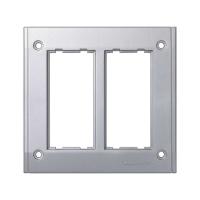 Simon Connect Алюминий Рамка к SBM250 на 2 Сima-модуля