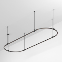 Arlight Основание ART-APRIORI-OVAL-ROD-800-3000x1000 (BK) (IP20 Металл, 3 года)