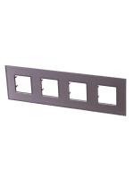 ABB NIE Zenit Стекло Брызги шампанского Рамка 4-я 2+2+2+2 мод