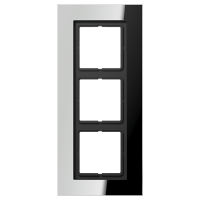 JUNG LS plus Блестящий Хром Рамка 3-ая