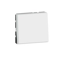 Legrand Mosaiс Кнопочный выключатель - Программа Mosaic - 2 модуля - 6 A - белый