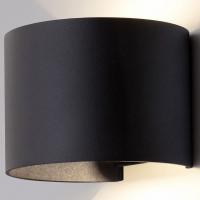 Blade черный уличный настенный светодиодный светильник 1518 TECHNO LED Elektrostandard Blade a038828