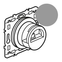 Legrand Celiane2 Титан Накл. д/смартфона Титан