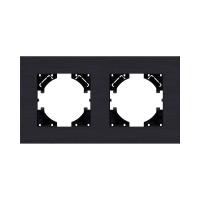 Рамка 2-постовая, черный Kollinger Reflex AL RA2BK