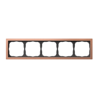 Systeme Electric ArtGallery Pure Металл Медь Рамка 5-ая