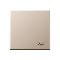 JUNG Клавиша с символом "освещение" шампань