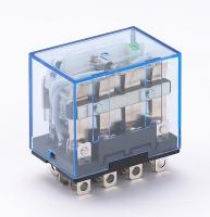 Dekraft Промежуточное реле 4 конт. с инд. LED 10А 24В DC ПР-