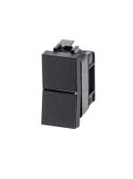 ABB NIE Zenit Антрацит Выключатель 1-клавишный 1 мод