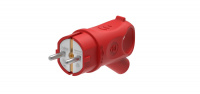 Systeme Electric MultiSet Красная Вилка 2К+З угловая каучуковая 16А/250В IP44 Systeme Electric MultiSet Красная Вилка 2К+З угловая каучуковая 16А/250В IP44