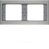 Berker K.5 Нержавеющая сталь Рамка 2- местная