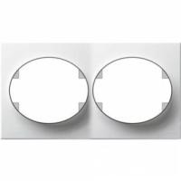 ABB NIE Tacto Бел Рамка 2-ая гориз